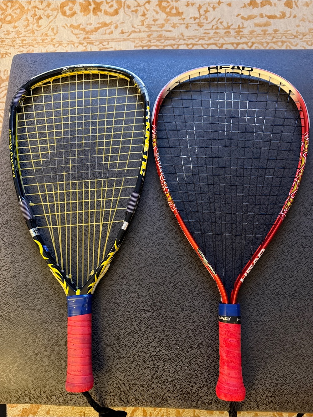 Blue and Yellow Racketball Racket - Picture 6 of 7